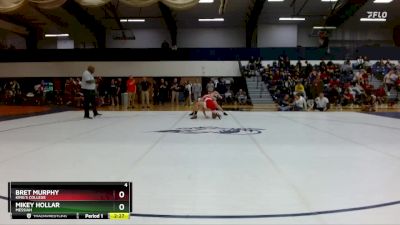 157 lbs Cons. Round 2 - Bret Murphy, King`s College vs Mikey Hollar, Messiah