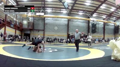 144 lbs Cons. Round 2 - Andre Cerrato, Bethlehem Catholic vs Ryan Angel, Graham