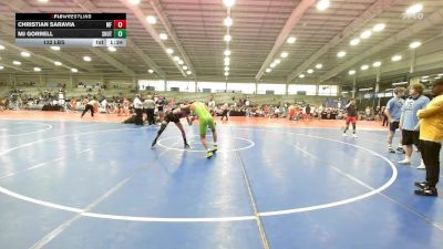 132 lbs Rr Rnd 3 - Christian Saravia, MF Young Bucks vs MJ Gorrell, Team Shutt Bowman (TSB)
