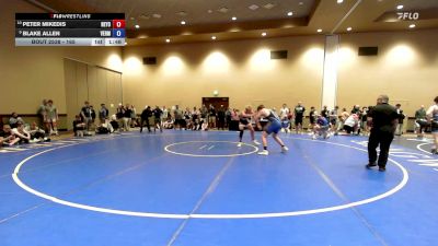 165 lbs Cons. Round 2 - Peter Mikedis, New York vs Blake Allen, Vermont