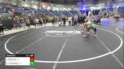 120 lbs Round Of 16 - Julian Espinoza, Pueblo East vs Christian Trujillo-Quintana, Adams City