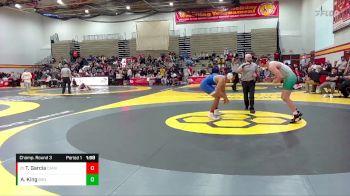 165 lbs Champ. Round 3 - Tavier Garcia, Canyon View vs Ayden King, Barnesville