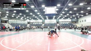 141 lbs Semifinal - Brayden Gibson, Shorter vs Troy Harris, WVU Tech (W.Va.)