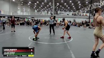 115 lbs Semis (4 Team) - Jaxon Roberts, Team Boogie Men vs Caleb Kosko, Grit Mat Club