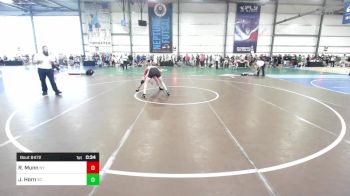 126 lbs Consi Of 32 #1 - Ryan Munn, NY vs Joshua Horn, SC