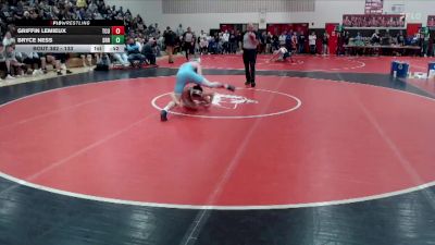 133 lbs Cons. Round 3 - Griffin Lemieux, Tri-City United vs Bryce Ness, Sauk Rapids-Rice