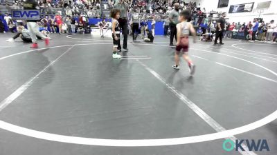 40 lbs Consolation - Gavino Camarillo, Clinton Youth Wrestling vs Zayden Lewis, Team Nomad