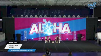 Spirit Cheer - Mini [2025 L1 Performance Rec - 8Y (AFF) Day 1] 2025 Aloha Pittsburgh Showdown