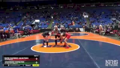 130 lbs Quarterfinal - Savannah Hamilton, El Paso (E.P.-Gridley) vs Katie Ramirez-Quintero, Bolingbrook