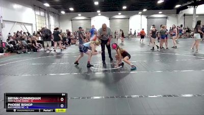 84 lbs Round 3 (8 Team) - Brynn Cunningham, MGW Slaying Sirens vs Phoebe Bishop, Buccaneers WC