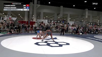 62 lbs Champ. Round 1 - Xavier Mance, Level Up Wrestling Center vs Gabrian Bridges, Marshfield Youth Wrestling