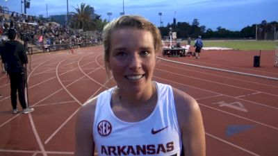 Nikki Hiltz seeing the payoff from consistent training in her second year at Arkansas
