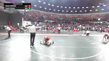 140 lbs Cons. Round 4 - Isaac Depner, Seymour Area Wrestling Club vs Liam Powell, River Valley Youth Wrestling