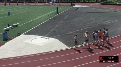 Men's 1500m, Heat 2