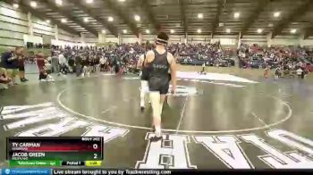 157 lbs Champ. Round 2 - Ty Carman, Herriman vs Jacob Green, Westlake