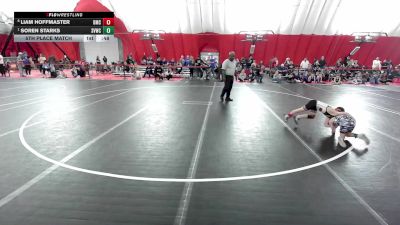 10U Boys - 56 lbs 5th Place Match - Liam Hoffmaster, Dodgeville Mat Club vs Soren Starks, Stoughton Viking Wrestling Club