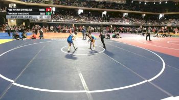 6A 110 lbs Quarterfinal - Hailey Delgado, El Paso Eastwood vs Re`Niyah Swindall, Prosper Rock Hill