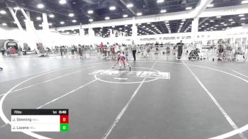 72 lbs 5th Place - Jaxi Jean Downing, Valley Bad Boys vs Jocelynn Lozano, Valley Bad Boys