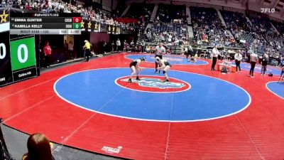 120 lbs Cons. Round 1 - Emma Gunter, Creekview vs Kamilla Kelly, Collins Hill