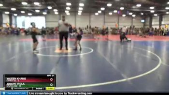 88 lbs Round 4 (6 Team) - Joseph Viola, Nauman Red vs Yaleen Khang, Combat WC