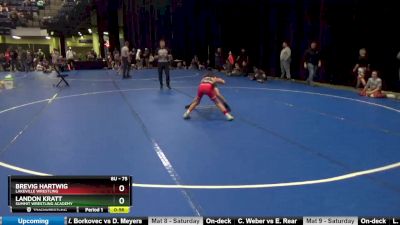 75 lbs Round 4 - Landon Kratt, Summit Wrestling Academy vs Brevig Hartwig, Lakeville Wrestling