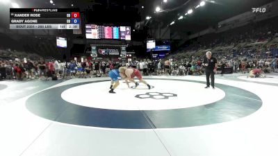 285 lbs Cons. Rd Of 64 - Xander Rose, CO vs Grady Agone, CO