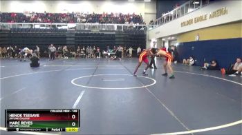 149 lbs Cons. Round 2 - Henok Tsegaye, Skyline College vs Marc Reyes, Skyline College