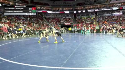 2A-120 lbs Cons. Round 3 - Carter Haberkorn, Charles City vs Garrett Pumphrey, Eddyville-Blakesburg-Fremont