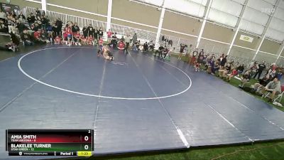 70 lbs Placement (4 Team) - Blakelee Turner, Utah Green vs Amia Smith, Team Arizona