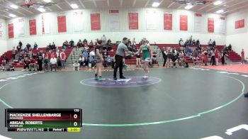 170 lbs 1st Place Match - Mackenzie Shellenbarger, Mogadore vs Abigail Roberts, Waterloo