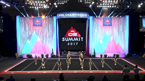 Premier Tumble and Cheer - BLACK [L1 Small Youth Wild Card - 2017 The D2 Summit]