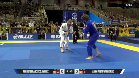 Adam Piotr Wardzinski vs Roberto Francisco Jimenez 2025 Pan Jiu Jitsu IBJJF Championship