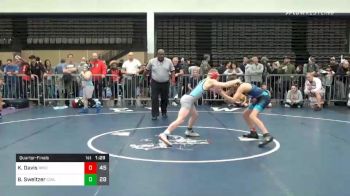 111 lbs Quarterfinal - Kingston Davis, Rampage ES vs Bennett Sweitzer, ICWL ES