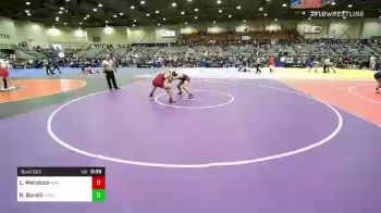 157 lbs Consi Of 8 #2 - Luis Mendoza, Ascend Wrestling Academy vs Brokton Borelli, Vasky Bros