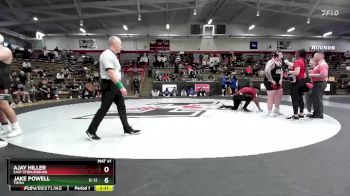 285 lbs Cons. Round 6 - Jake Powell, Tiffin vs Ajay Hiller, East Stroudsburg