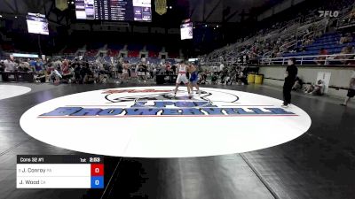 215 lbs Cons 32 #1 - Jake Conroy, PA vs Jayden Wood, CA