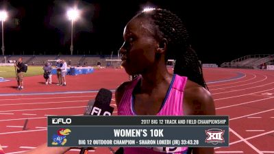 Kansas' Sharon Lokedi after winning back to back 10k titles