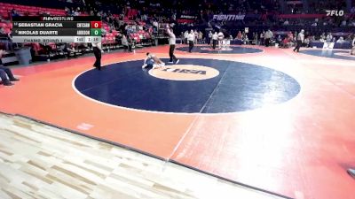 3A 106 lbs Champ. Round 1 - Nikolas Duarte, Addison (A. Trail) vs Sebastian Gracia, Chicago (Mt. Carmel)