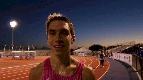 Kansas' Chris Melgares kicked to third place in 10k on home track