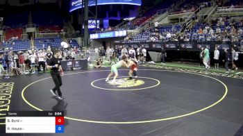 100 lbs Semis - Brady Byrd, Indiana vs Rocco Hayes, Illinois