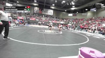 3A 110 lbs Cons. Semi - Taylor Whittom, Canyon View vs Graysie Avila, Union