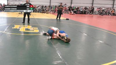 60 lbs Round 4 - 1:30pm Friday - Landyn Schadt, Iowa Black vs Jagger Cowan, Select