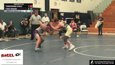 Boys-138 lbs 1st Place Match - Cole Castles, Wilson`s Wildcats vs Christopher Cifelli, Brower`s Brawlers