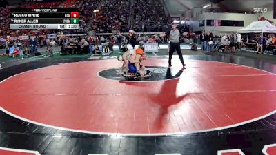 6A 113 lbs Champ. Round 1 - Rocco White, Coeur D Alene vs Ryker Allen, Post Falls