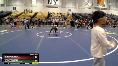 67 lbs Cons. Round 4 - Wyatt Torres, Indian River Wrestling Club vs Nolan Schaus, Gowanda Wrestling Club