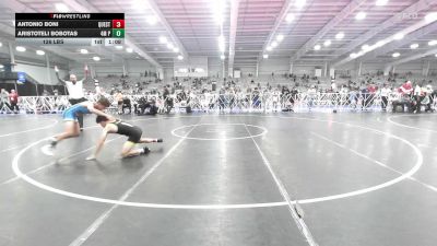 126 lbs Quarterfinal - Antonio Boni, Quest School Of Wrestling Gold vs Aristoteli Bobotas, 4M Power