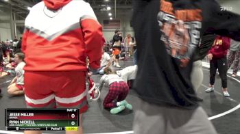 100 lbs Champ. Round 1 - Ryan Nickell, Linn County Twisters Wrestling Club vs Jesse Miller, Onaga