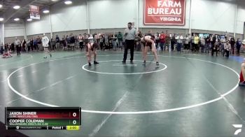 113 lbs Champ. Round 2 - Cooper Coleman, Williamsburg Wrestling Club vs Jaxon Shiner, Clinic Wrestling FXBG