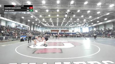 170 lbs Round 2 (3 Team) - Cooper Saddlemire, Salem-Cambridge Sr HS vs John Shoop, Wayne Sr HS