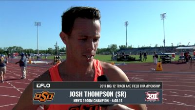 OK State's Josh Thompson ran on Sunday for his mother
